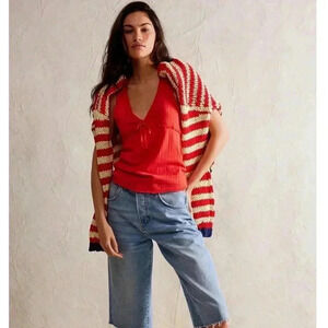 FREE PEOPLE WE THE FREE DAY ONE TANK Size Extra Small EUC